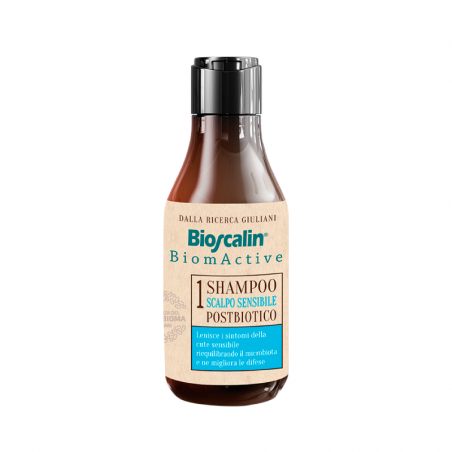 Bioscalin BiomActive Shampooing Postbiotique Sensible 200 ml