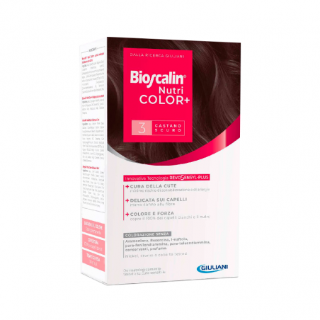 Bioscalin Hair Color 3 Dark Brown Nutri Color+