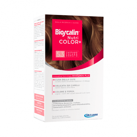 Bioscalin Coloration Cheveux 5.3 Châtain Doré Nutri Color+