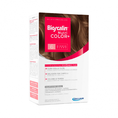 Bioscalin Hair Color 6 Dark Blonde Nutri Color+