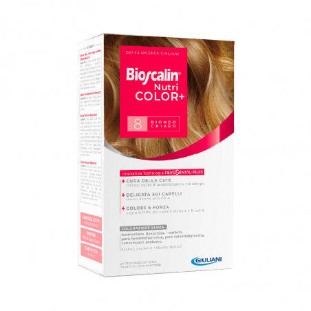Bioscalin Hair Color 8 Light Blonde Nutri Color+