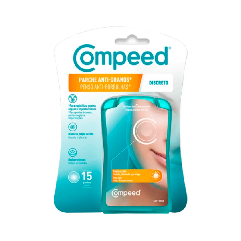 Compeed Parches Burbuja Discretos 15 unidades