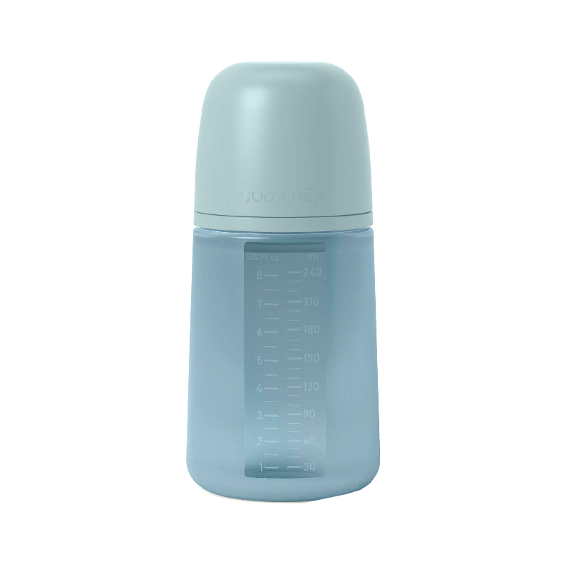 Suavinex Selection Colour Essence Biberão Soft Silicone 240ml +3m