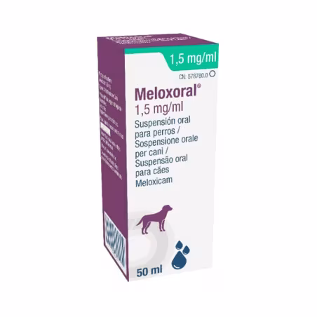 Meloxoral 1,5 mg/ml Suspensión Oral para Perros 50 ml