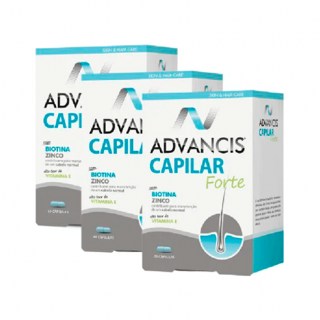 Advancis Capilar Forte 3x60 cápsulas