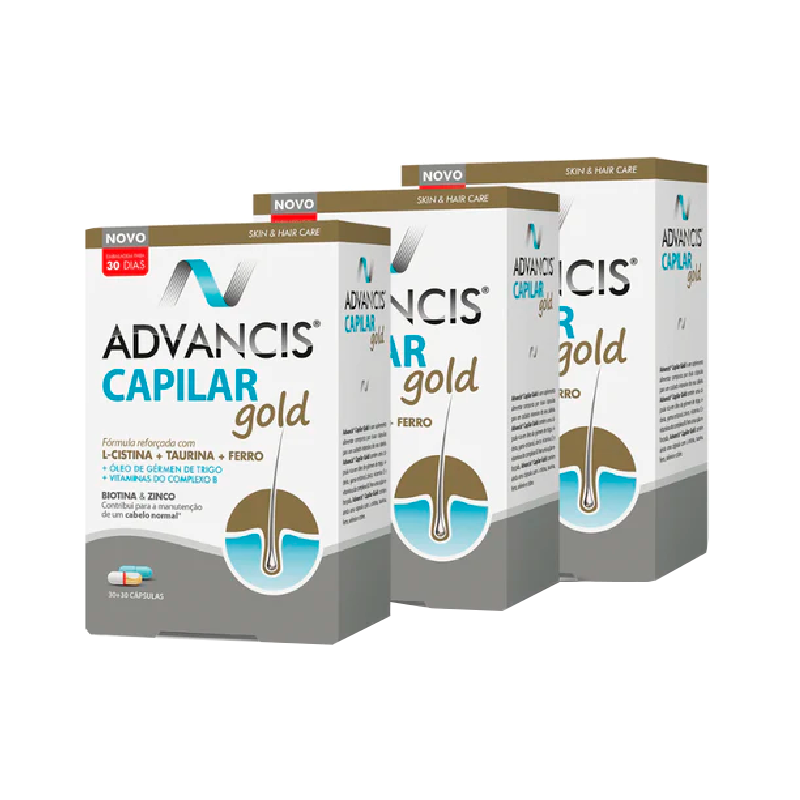 Advancis Capilar Gold 3x30+30 cápsulas Advancis Capilar Gold 3x30+30 cápsulas