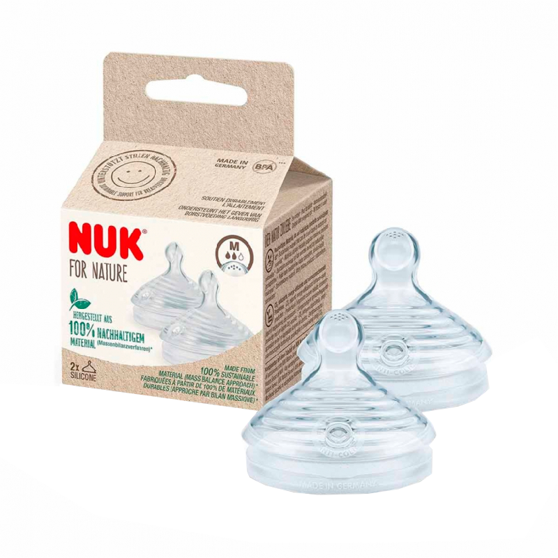 Nuk For Nature Tetina Silicona M 2 unidades