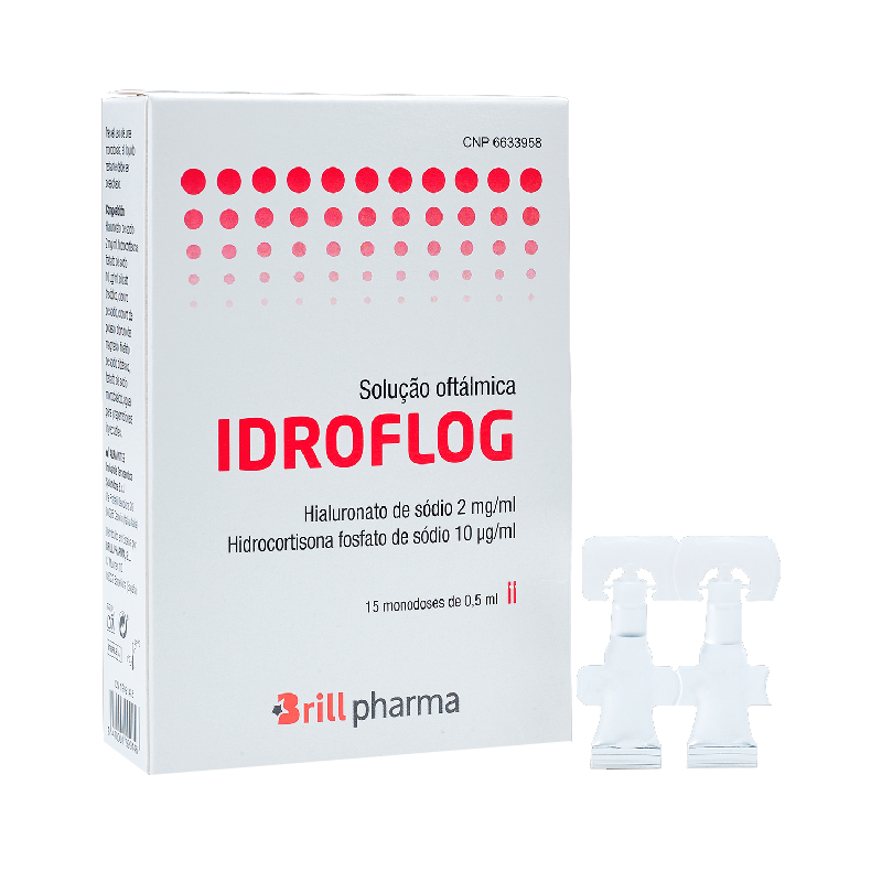 Idroflog Solução Oftámica 15x0,5ml