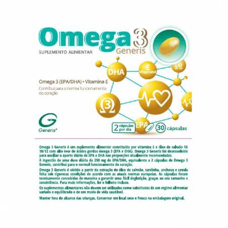 Omega 3 Generis 30 cápsulas