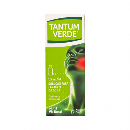 Tantum Verde 1,5 mg/ml Solution pour Bain de Bouche 240 ml