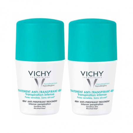 Vichy Desodorante Antitranspirante 48h Roll-On 2x50ml
