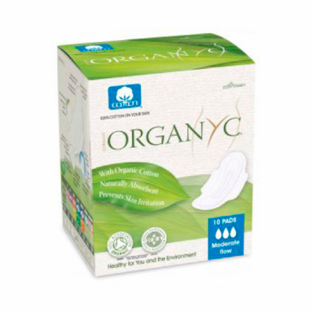 Organyc Moderate Flow Daily Dressing 10 units