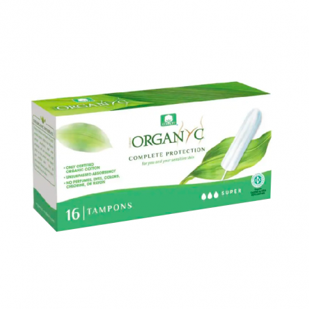 Organyc Super Tampons without Applicator 16 Tampons