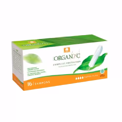 Organyc Tampões Super Plus Sem Aplicador 16 unidades