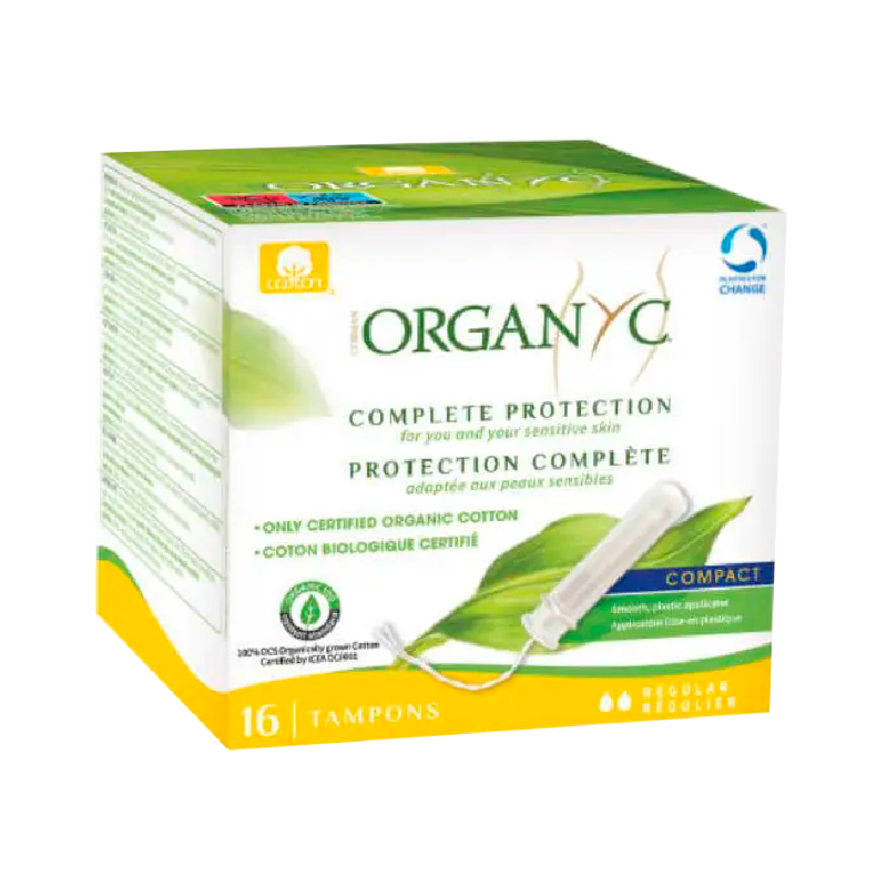 Tampons Organyc Regular avec applicateur 16 Tampons