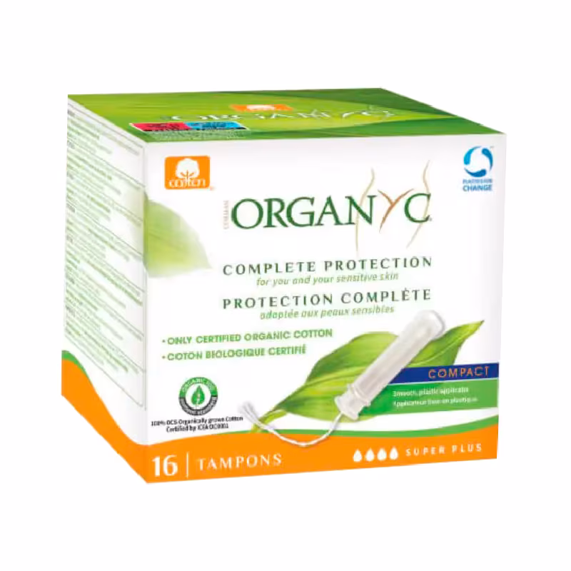 Organyc Tampões Super Plus c/ Aplicador 16 Tampões