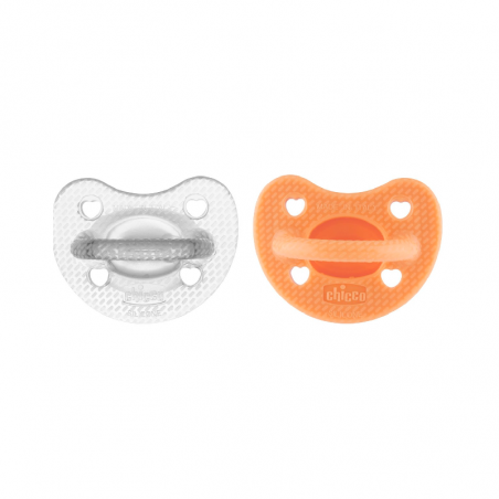 Chicco Physio Forma Luxe Sucette 6-16m 2 unités Orange