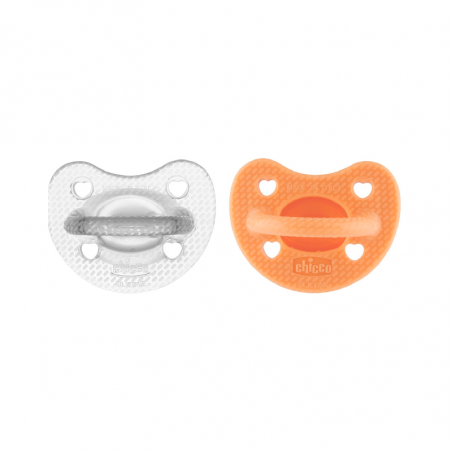 Chicco Physioforma Luxe Chupete Naranja 2 unidades 6-16m