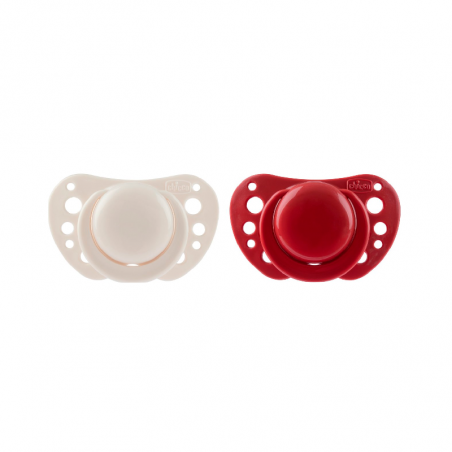 Chicco Physioforma Air Pacifier Red 6-16m 2 units