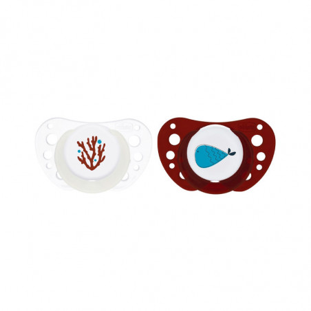 Chicco Physio Forma Air Chupete 16-36m 2 unidades Rojo