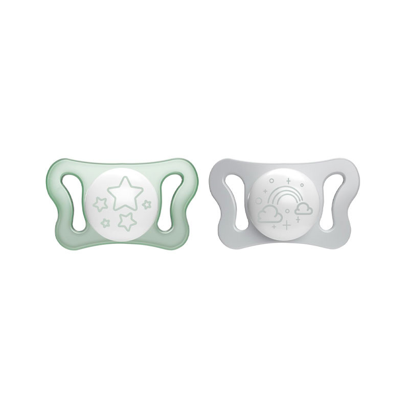 Chicco Physio Forma Micro Pacifier 0-2m 2 units Green