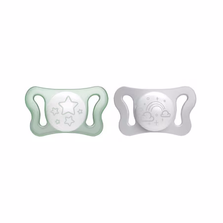 Chicco Physio Forma Micro Chupeta 0-2m 2 unidades Verde