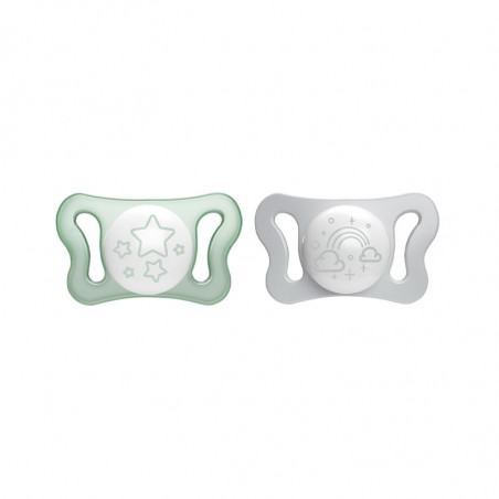 Chicco Physio Forma Micro Sucette 0-2m 2 unités Vert