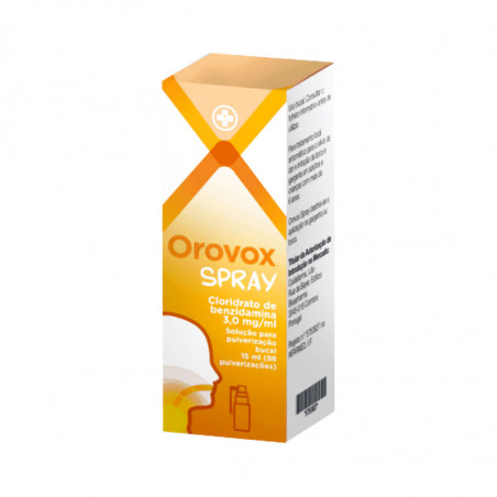 Orovox 3,0mg/ml Solução para Pulverização Bucal 15ml