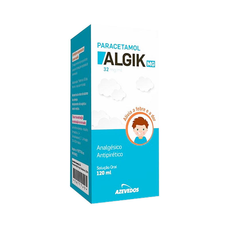 Paracétamol Algik 32mg/ml Solution Buvable 120ml