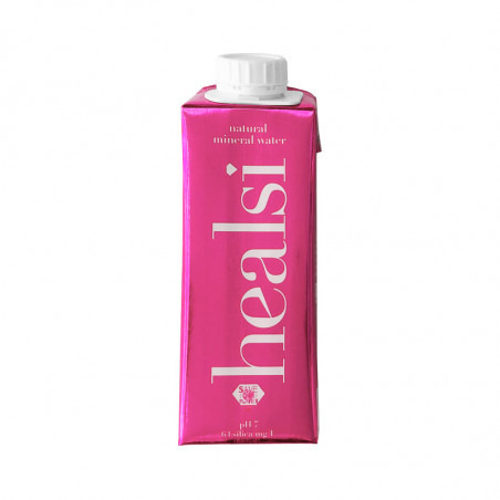 Healsi Tetrapack Eau Minérale Fuchsia 250 ml