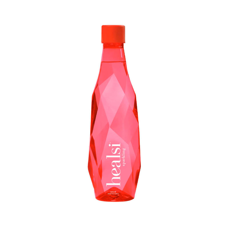 Healsi Agua Mineral Carbonatada Roja 500ml