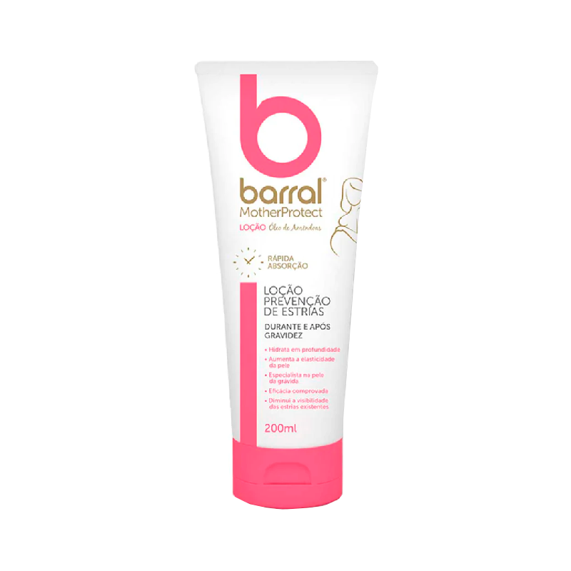 Barral Motherprotect Loção Óleo Amêndoa Doce 200ml