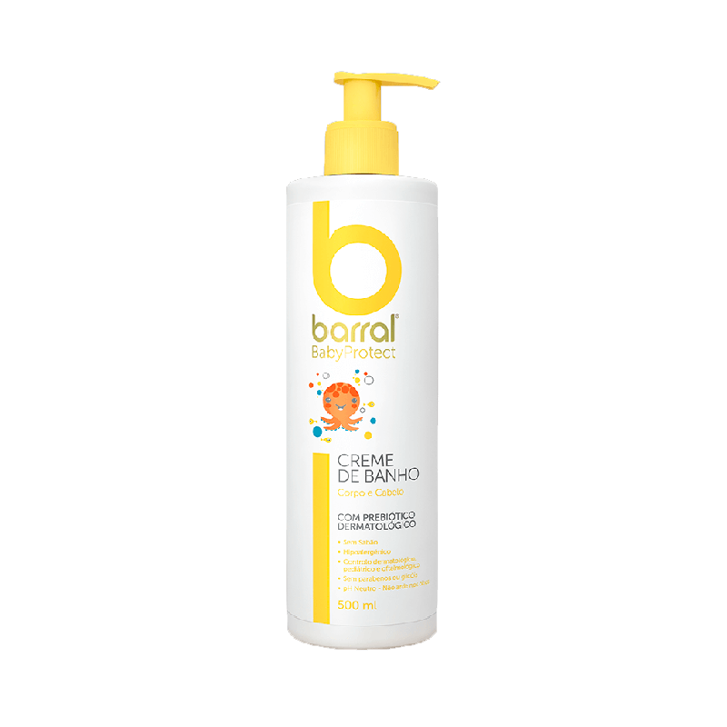 Barral Babyprotect Crème de Bain Peaux Atopica 500 ml