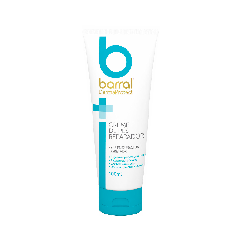 Barral Creme Pés Reparador Derma Protect 100ml