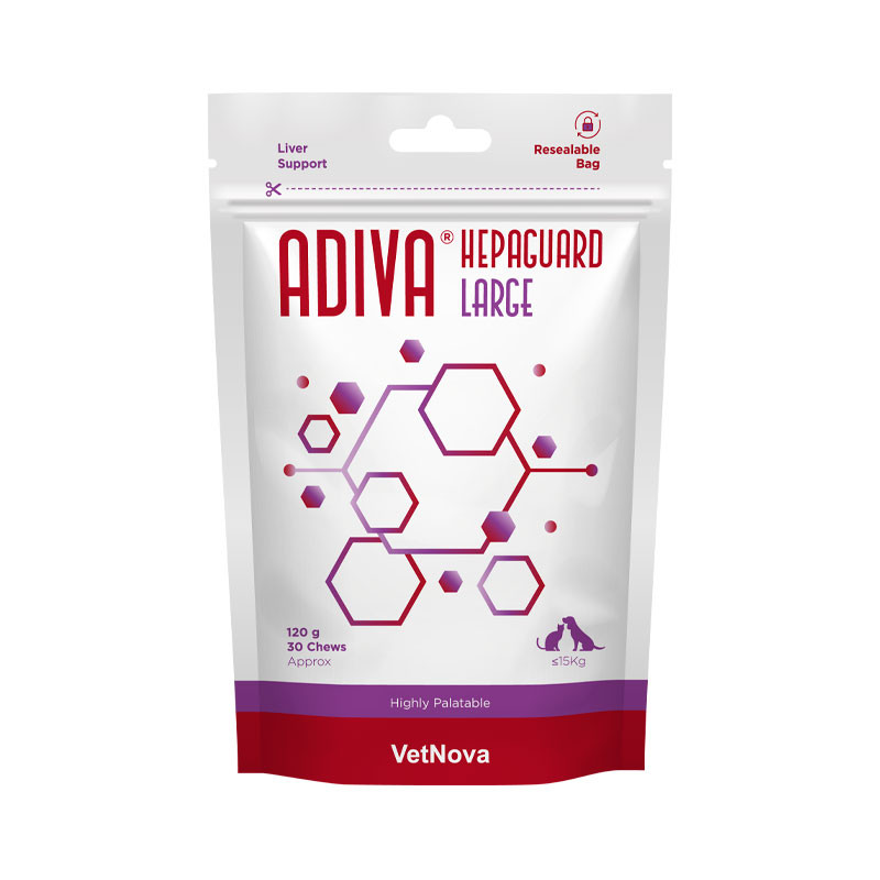 Adiva Hepaguard Large 30 comprimidos masticables
