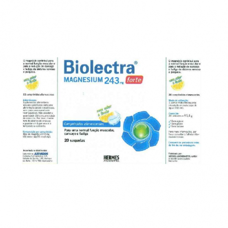Biolectra Magnesium 243mg Forte 20 sachets
