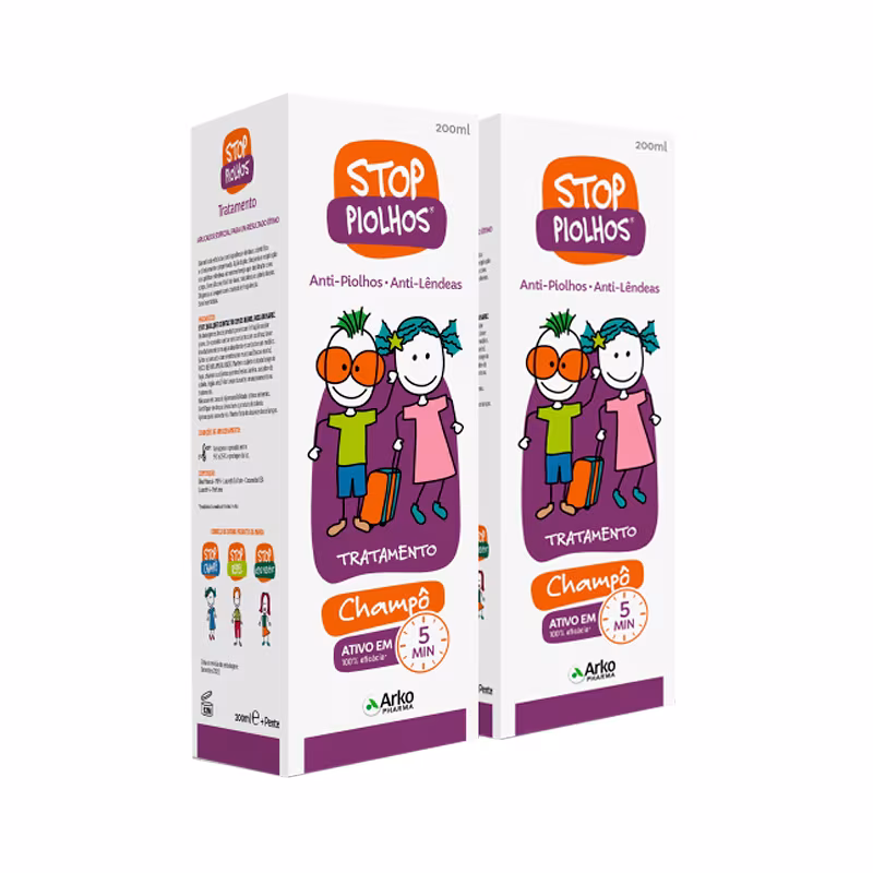Arkopharma Stop Piolhos Champô Tratamento 2x200ml