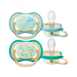 Philips Avent Sucette Ultra Air Nighttime Star 0-6m
