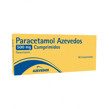 Acetaminofén Azevedos 500mg 20 comprimidos
