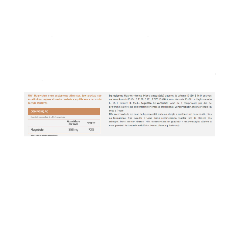 FDC Magnesium 350mg 30 tablets
