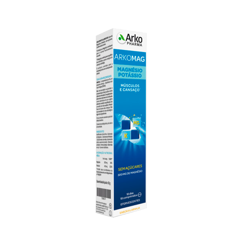 Arkopharma Magnésium + Potassium 18 comprimés effervescents