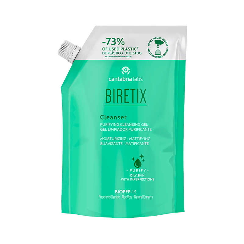 Biretix Gel de Limpeza Purificante Recarga 400ml