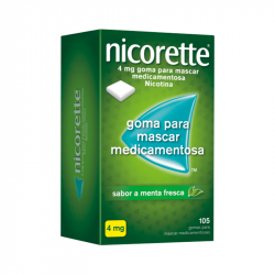 Nicorette Menthe Fraîche 4 mg 105 gommes à mâcher médicamenteuses