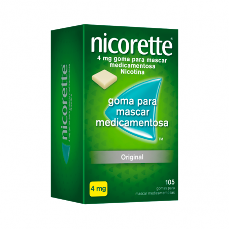 Nicorette 4mg 105 gomas medicamentosas para mascar