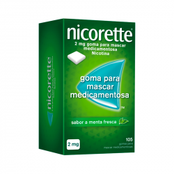 Nicorette Menthe Fraîche 2mg 105 gommes à mâcher médicamenteuses