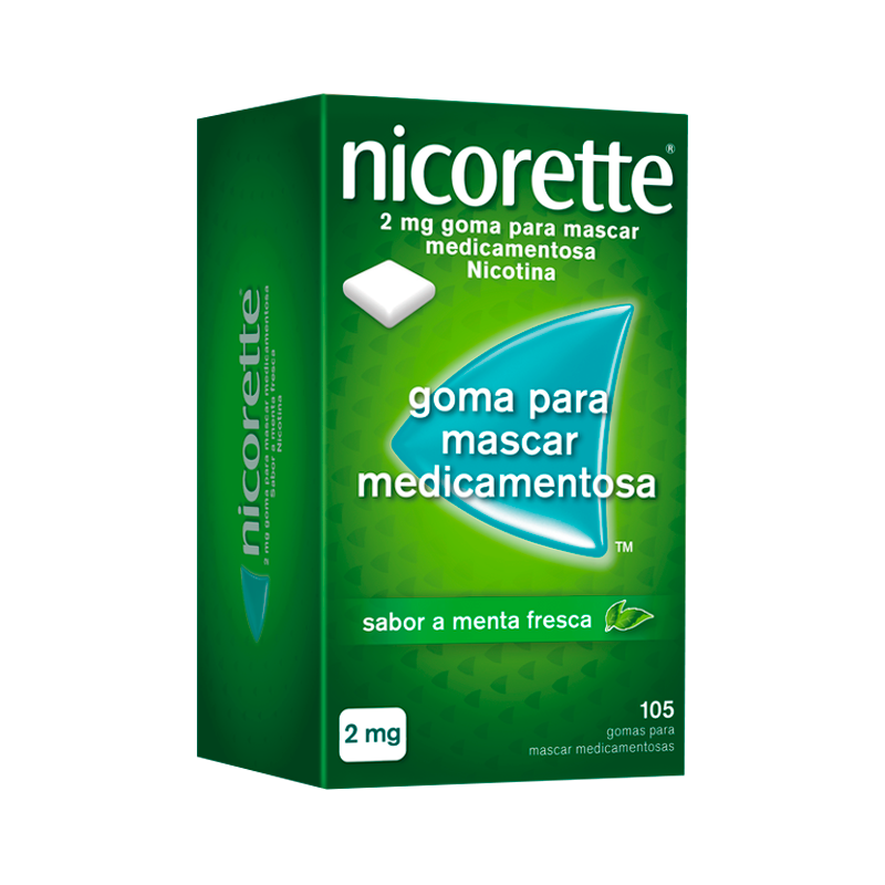 Nicorette 2 mg 105 chicles medicamentosos