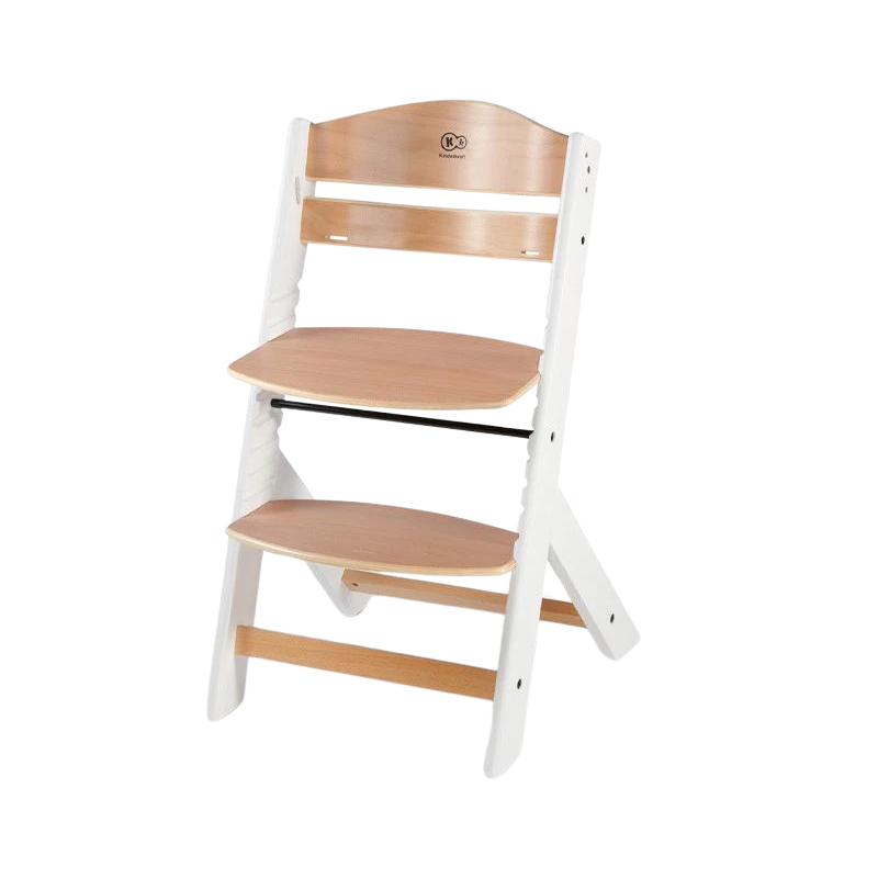 Kinderkraft Enock Feeding Chair White-Wood Without Pillow
