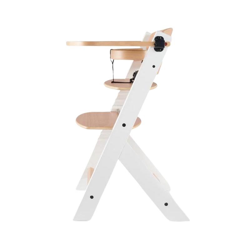 Kinderkraft Enock Cadeira de Refeição Branco-Madeira S/ Almofada