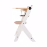 Kinderkraft Enock Feeding Chair White-Wood Without Pillow
