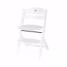 Kinderkraft Enock Chaise À Manger Blanche Sans Coussin